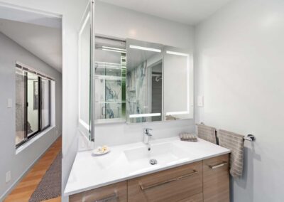 Residential bathroom remodel by The Design & Building Works