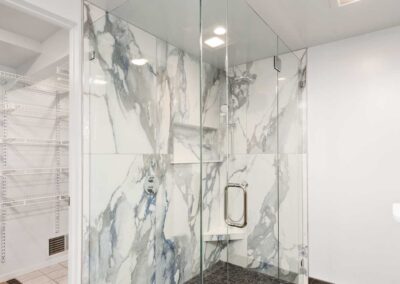 Residential bathroom remodel by The Design & Building Works